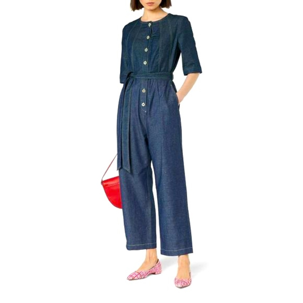 L.K. Bennett Ruby Denim Jumpsuit